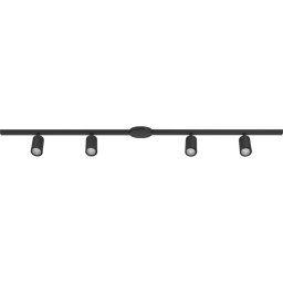 Eglo 901652 - Set de 3 spoturi EASYT, 4x GU10/10W/230V, negru