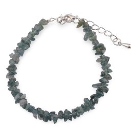 Bratara Turmalina verde chips 6-8mm