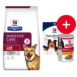 HILL'S Prescription Diet i/d Activ Biome Digestive Care Chicken Dog 12 kg + recompense GRATIS