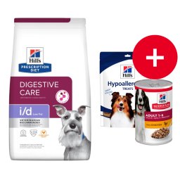 HILL'S Prescription Diet Digestive Care i/d ActivBiome Canine Low Fat pui 12 kg + recompense GRATIS
