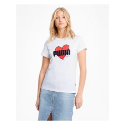 PUMA - HEART TEE 587897-02