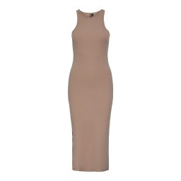 PIECES Rochie 'RUKA' bej închis