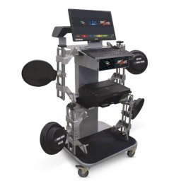 Aparat Verificare / Reglare Geometrie Roti 3D SPACE ARD32L.4 Cabinet Deschis PC si Monitor 22Inch Platouri Rotative 4 Cleme Prindere in 4 Puncte Negru/Gri