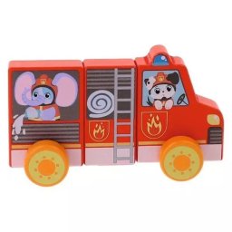 Trefl: Fa Tiny Tai Mașină de pompieri magnetică