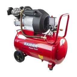 Raider - RD-AC08 - Compresor, cu ulei, 2200 W, 50 l, 356 l/min, 8 bar