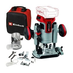 Einhell - TP-RO 18 Set Li BL PXC - Masina de frezat fara acumulatori si incarcator, Li-Ion, 18 V, - Ah, 6, 8 mm, geanta textila