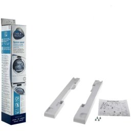 Candy WSK1102/2 SLM FM, Kit de suprapunere pentru uscator rufe si masina de spalat Slim, 40-46 cm, Alb