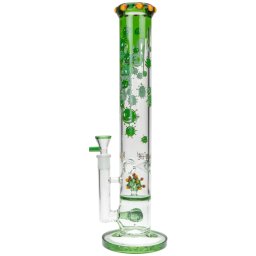 Black Leaf Bong din sticla Invaders by Sly 39cm