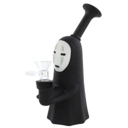 Black Sheep Bong silicon Japanese Samurai Kaonashi purple 13cm
