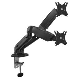 ACT CONNECTIVITY AC8312 Gas Spring Dual Monitor Arm Office 13-32" negru