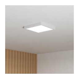 Eglo 901336 - Plafonieră LED FUEVA pentru baie, 10,5 W, 230 V, 22 x 22 cm, IP44, alb
