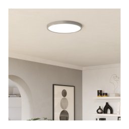 Eglo 901318 - Plafonieră LED FUEVA, 17 W, 230 V, 2700/4000/6500 K, Ø 38,9 cm, crom