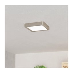 Eglo 901319 - Plafonieră LED FUEVA LED/7W/230V 2700/4000/6500K 15x15 cm crom