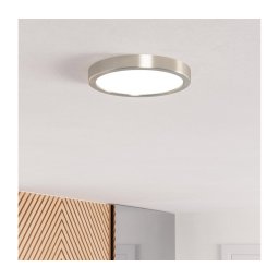 Eglo 901316 - Plafonieră LED FUEVA, 11,5 W, 230 V, 2700/4000/6500 K, Ø21,1 cm, crom