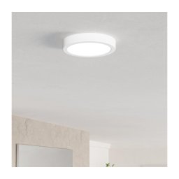 Eglo 901332 - Plafonieră LED pentru baie FUEVA, 7,5 W, 230 V, Ø16,6 cm, IP44, alb