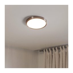 Eglo 901317 - Plafonieră LED FUEVA LED/14,2W/230V 2700/4000/6500K Ø 27,8 cm crom