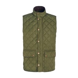 BARBOUR Geacă New Lowerdale Quilted Gilet MGI0245 gn72 dk moss