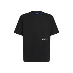KARL LAGERFELD M T-Shirt Klj Relax Ss Frame B2M17063 999 black
