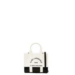 KARL LAGERFELD Geantă mică K/Rsg Square Mn Tote Col. Blk A3W50027 101 white/black