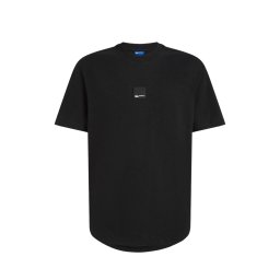 KARL LAGERFELD M T-Shirt Klj Reg Curved Hem Slub B2M17048 999 black