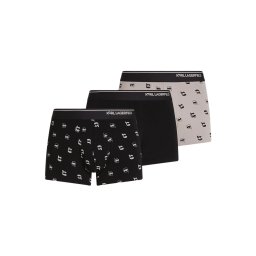 KARL LAGERFELD M Lenjerie (Pack of 3) Ikon Aop Trunk A3M47008 2br karl dot-ash black