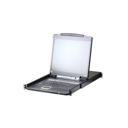 ATEN KVM 8 port LCD LED 17'' + tastatura+ touchpad USB-PS/2