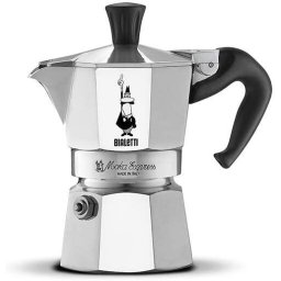 Espressor Bilaetti 1161 Moka Express Capacitate : 1 Material : Aluminiu Pentru o cafea espresso gustoasa