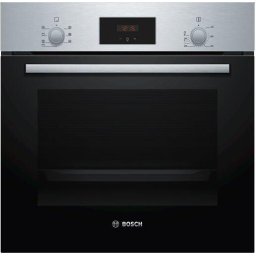 Cuptorul incorporat seria 2 BOSCH, 66 l, A+, HBF133BR0 , Negru