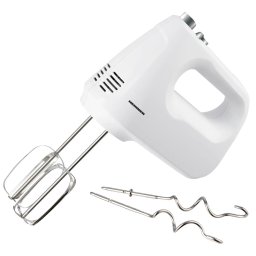 Mixer de mana Heinner White Blossom HM-250WHSL, 250W, 6 viteze + Turbo, alb
