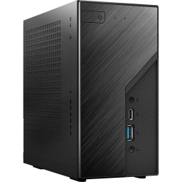 Sistem Mini ASRock DeskMini X300, Barebone, AMD AM4, 2x DDR4 64GB max, M.2 SSD, HDD 2.5 inch, HDMI, DisplayPort