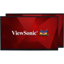 Kit doua monitoare IPS WLED ViewSonic 24" VG2448_H2, Full HD, VGA, HDMI, DisplayPort, Boxe, Negru