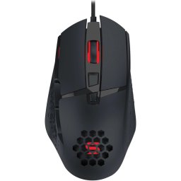 Mouse gaming Serioux Tobis, 6400dpi, 8 butoane, design ergonomic, negru