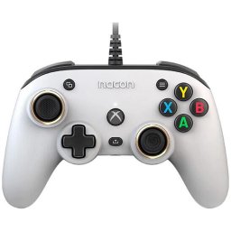 Controller cu Fir Nacon Pro Compact Programabil, Dolby Atmos,Xbox, PC Alb