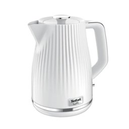 Fierbator electric TEFAL KO250130 1,7L 2400W Picioare antiderapante Capac detasabil Maner ergonomic Indicator luminos Alb