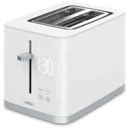 Prajitor de paine Tefal Sense TT693110, 2 felii, 850W, alb-argintiu