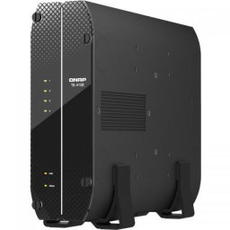NAS TS-410E-8G, QNAP, 8GB, 4 x HDD, SATA, 2 x LAN, 4 x USB 3.2, Negru