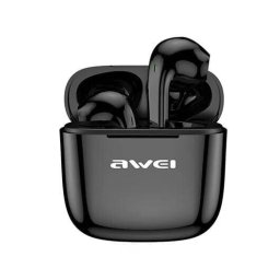 Casti Audio In-Ear Wireless Awei T26, carcasa cu Incarcare, 600mAh, Negru