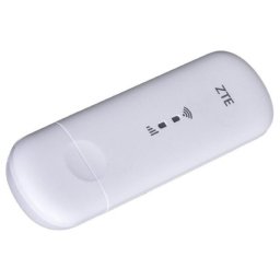 Router Wireless, ZTE, 4G LTE CAT.4, WiFi 2.4GHz, slot microSD, Alb