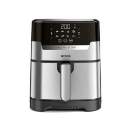Friteuza cu aer cald Airfryer Tefal Easy Fry&Grill EY505D15, 1400W, 4.2L, negru-argintiu