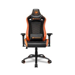 Scaun Gaming Cougar Outrider S, Piele, Cadru metalic, Negru/Portocaliu