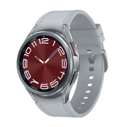 Smartwatch Samsung Watch 6 Classic SM-R950, ecran AMOLED 1.31", 2GB RAM, 16GB Flash, Bluetooth 5.3, Carcasa Otel, 43mm, Waterproof 5ATM, Argintiu
