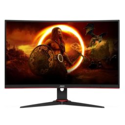 Monitor Gaming VA LED AOC 27" C27G2E/BK, Full HD (1920 x 1080), VGA, HDMI, DisplayPort, Ecran Curbat, 165 Hz, 4 ms, Negru