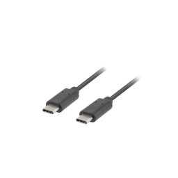 Cablu USB-C 3.1 gen.2 tata-tata, Lanberg 43691, Quick Charge 4.0, Power Delivery 3.0, 10GB/S, PD 100W, 50cm, negru