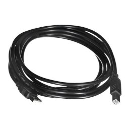 Cablu pentru imprimanta 2.0, 3m, Negru - iBox