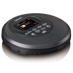 CD player portabil, Lenco CD-500BK, Bluetooth, DAB+/FM radio, negru, 4 ore redare MP3/CD, 8 ore radio
