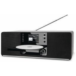 Radio cu ceas, TechniSat, DIGITRADIO 370 CD IR, DAB +, FM si Internet, CD drive, USB, Telecomanda, 10 W, Negru (0000/3949)
