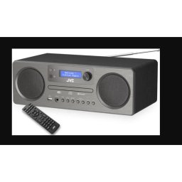 Mini Sistem Audio JVC RD-E861B-DAB, Bluetooth 5.0, CD, USB, DAB+/FM, Gri, 350x210x120mm