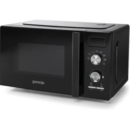 Cuptor cu microunde, Gorenje MO20A3BH 800 W, 20 l, 5 trepte, Negru