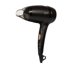 Uscator de par GHD Travel Hair Dryer Flight+, 2 trepte de viteza, 2 trepte temperatura, 1000 W, Negru