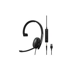 Casti cu microfon EPOS ADAPT 135T, control fir, USB, negru